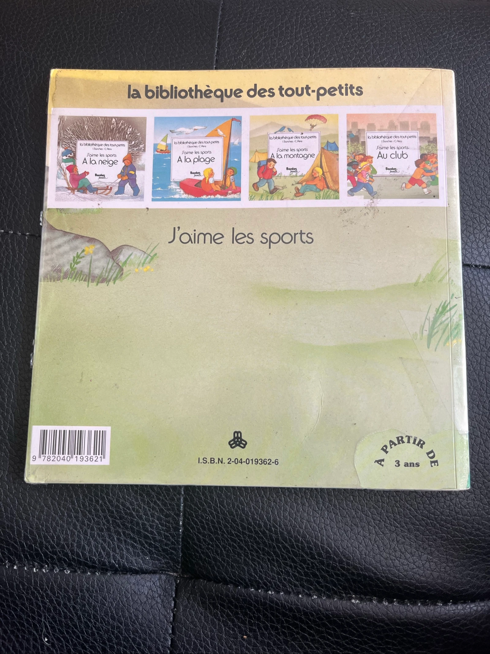Livro vintage eu amo esportes na montanha – photo 4